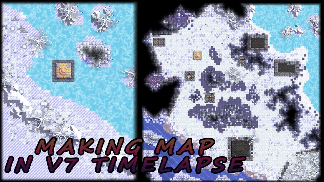 making map in mindustry v7 Timelapse