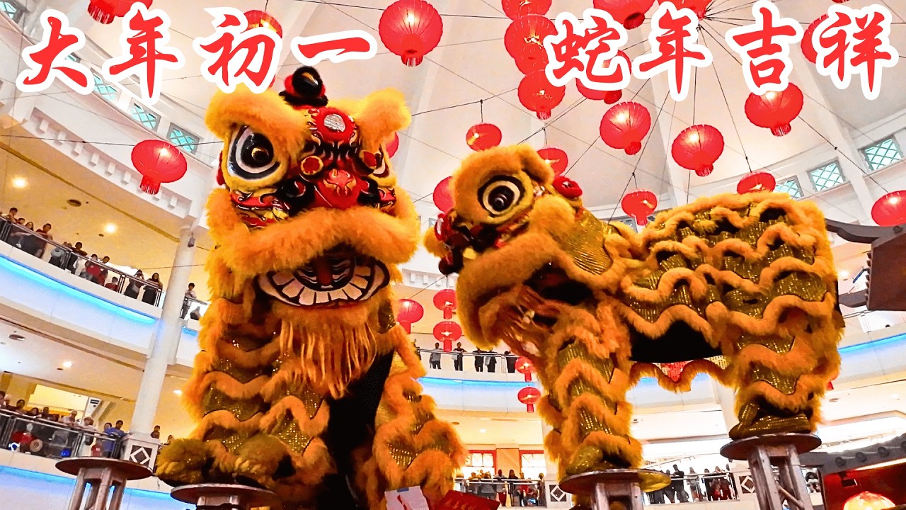 吉隆坡光艺龙狮体育会 - 之 - 2025 大年初一拜年 @ The Curve / 2025 CNY  Kwong Ngai Acrobatic Lion Dance @ The Curve PJ