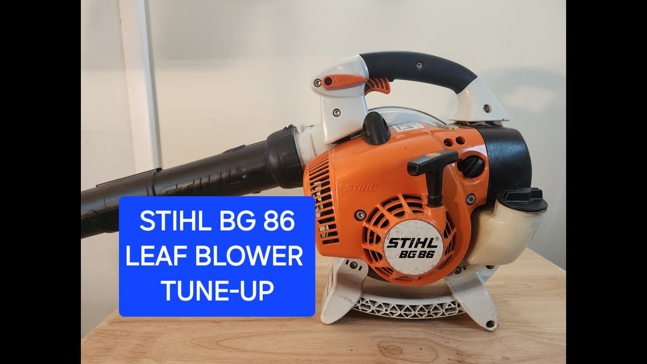 Stihl Leaf Blower Tune Up Model BG 86