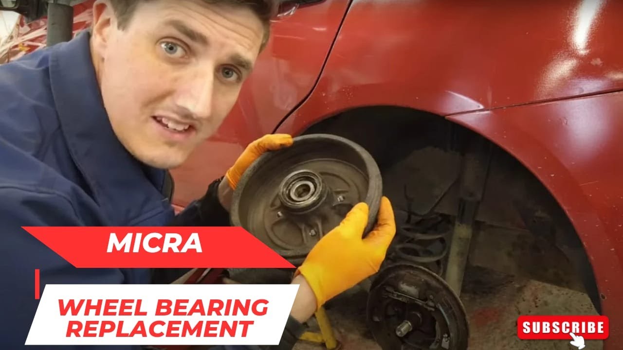 Как заменить задние ступичные подшипники на Nissan Micra K12