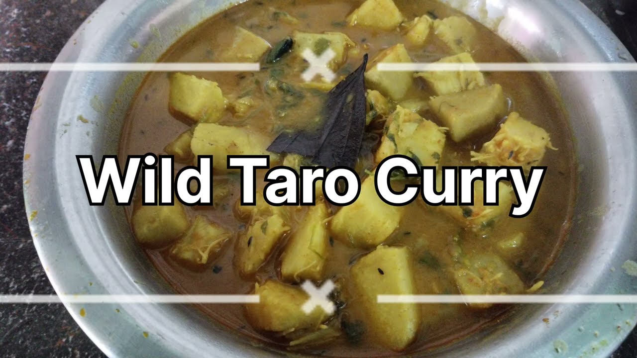How To Cook Wild Taro?? Arbi Ki sabji kaise banaye??  Maan Kachu r recipe bengali style!!