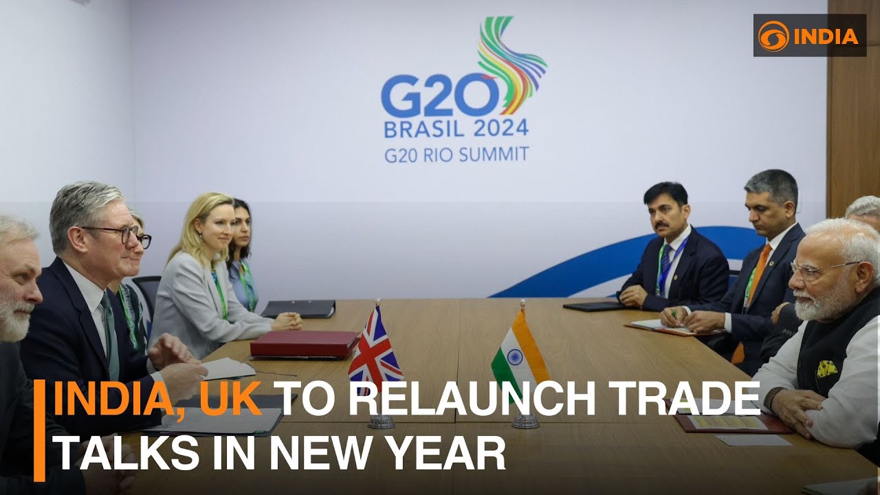 India, UK to relaunch trade talks in new year | DD India