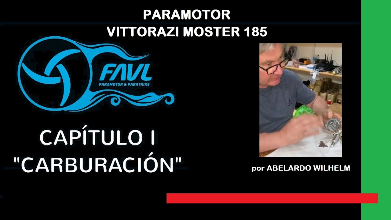 ABELARDO WILHELM - VITTORAZI MOSTER 185 - CARBURACIÓN