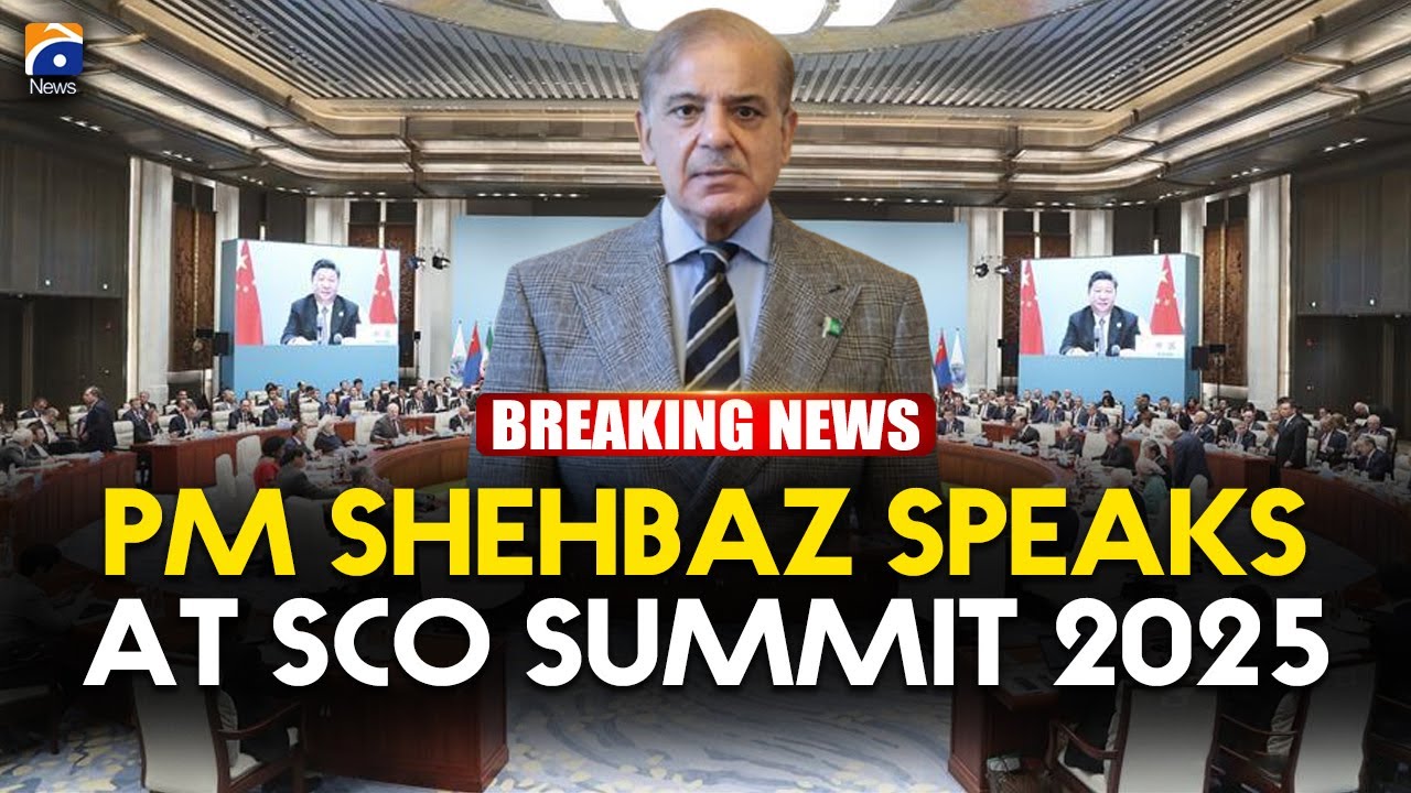 🇵🇰 PM Shehbaz Sharif Addresses SCO Summit 2025 | Pakistan&rsquo;s Vision Explained | Geo News English