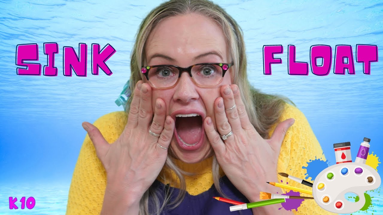 Sink or Float 🚤 with K10’s Crafternoon | Easy Science Experiment for Kids | Kids Educational Video