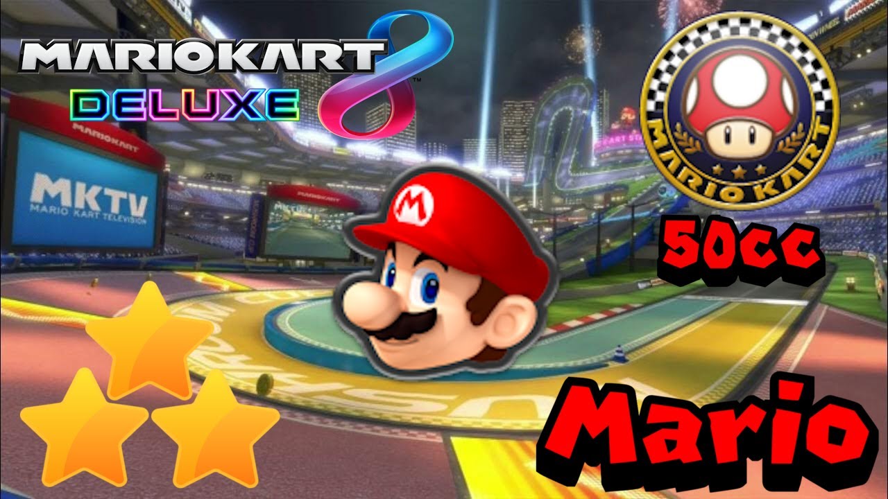 Mario Kart 8 Deluxe Mushroom Cup 50cc (3 Star Rank)