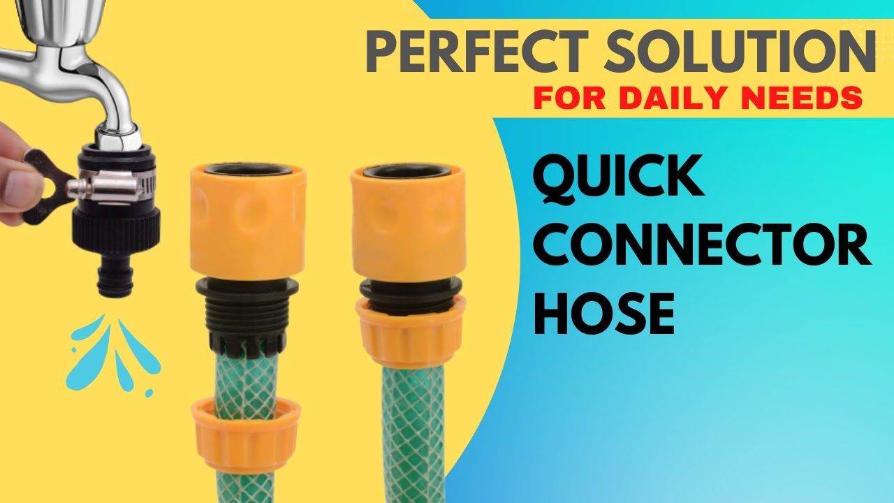 Perfect Hose Connector for Daily Use | How to Connect Hose to Tap (Metal Connector) - Hindi