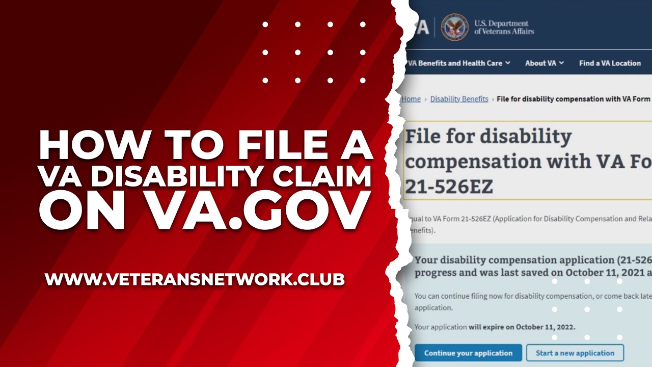Learn How to File a VA Disability Claim on VA.gov Quickly