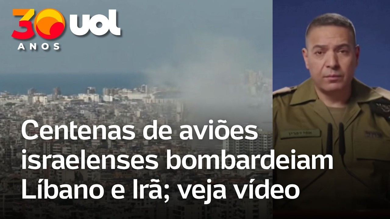Israel bombardeia Líbano e Irã: 'Estamos lutando contra várias nacionalidades'