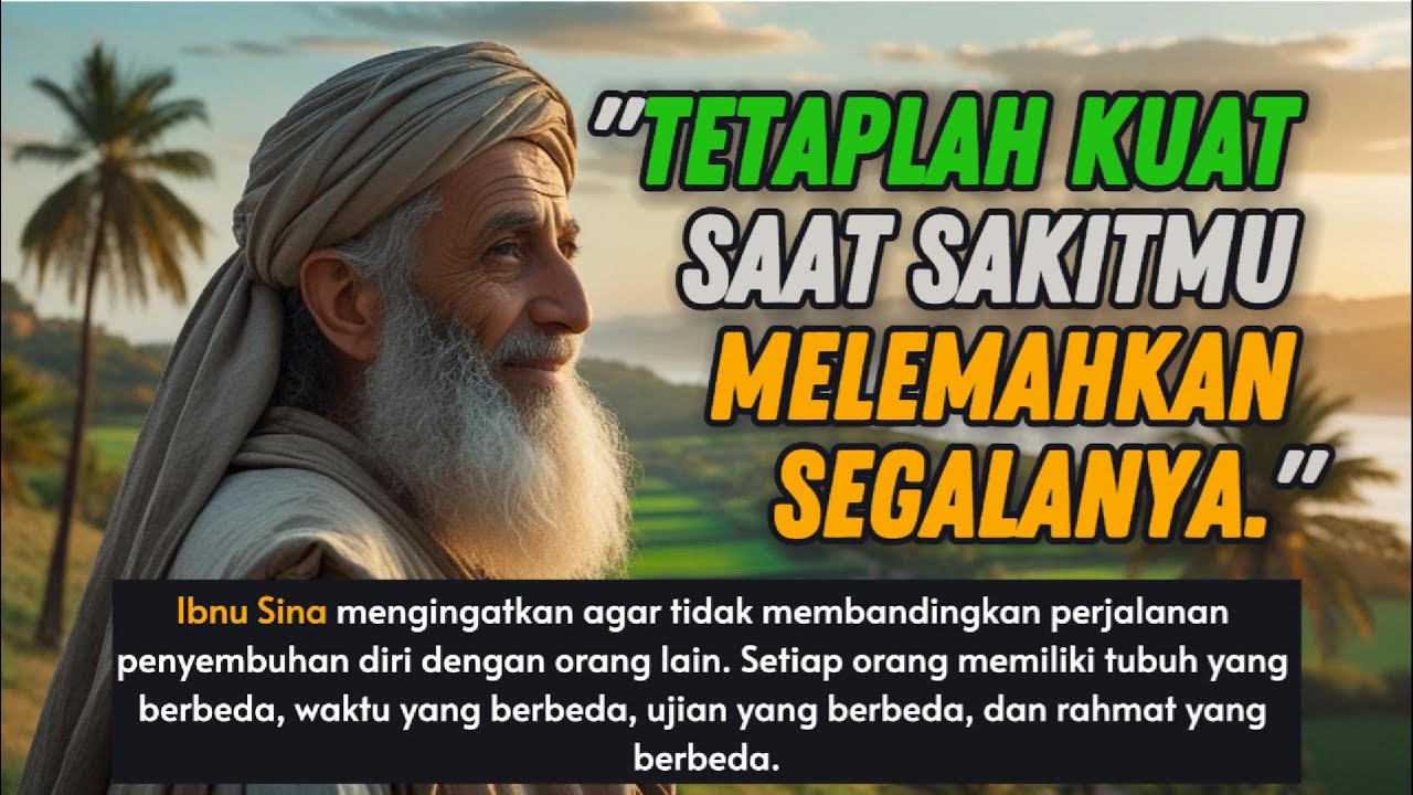 Cara Menguatkan Mental Saat Sakit: Nasehat Agung Ibnu Sina untuk Penyembuhan