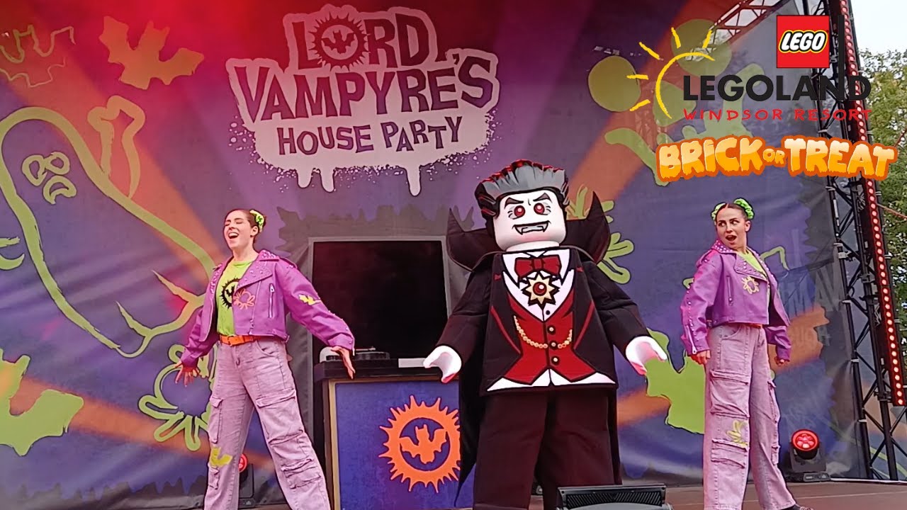 LEGOLAND Windsor Resort Brick or Treat 22nd October 2025 | 'Lord Vampyre's House Party' Live Show