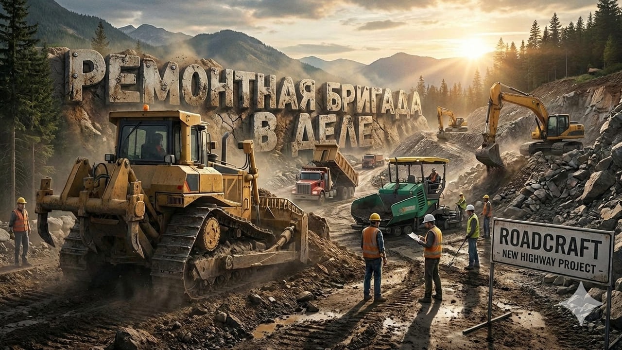 Ремонтная бригада в деле  - RoadCraft #16
