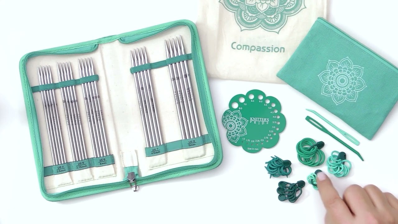 Knitters Pride Mindful Compassion Knitting Needle Set - What's Included