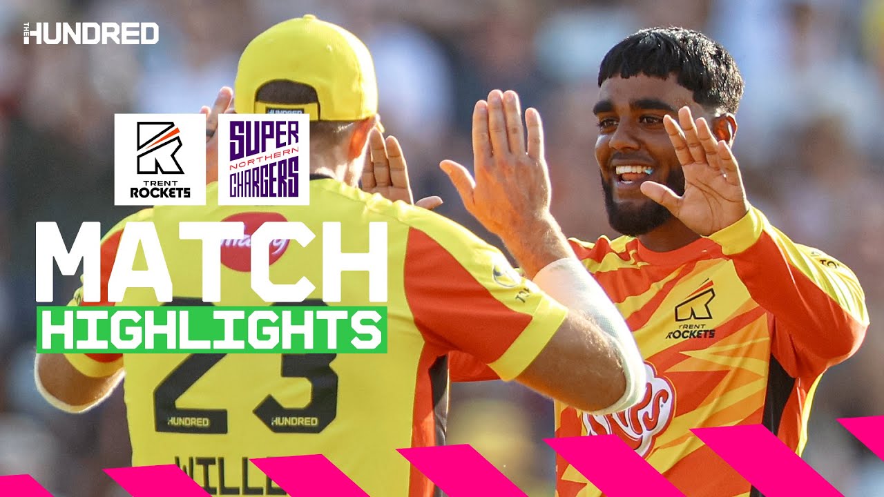 Ahmed SHINES with bat & ball ⭐️ | Trent Rockets vs Northern Superchargers highlights