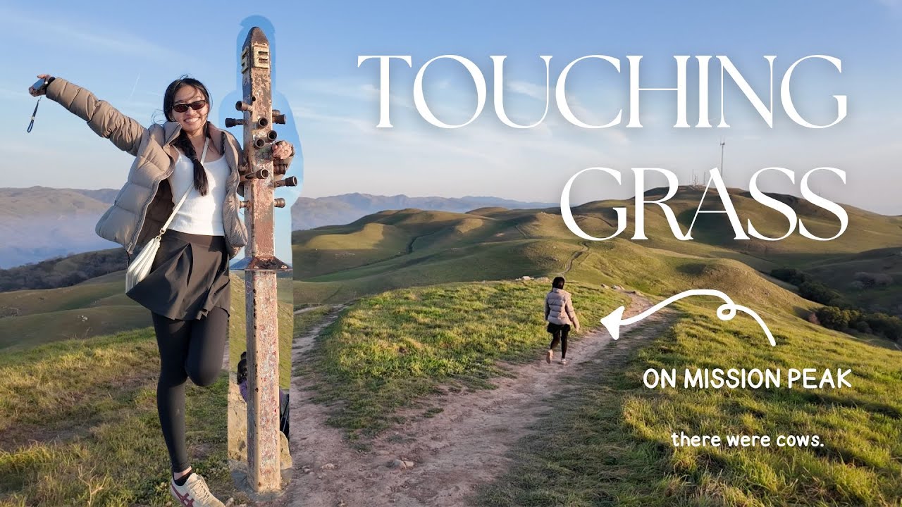 hiking a mountain (mission peak) #touchinggrass #hikinglife