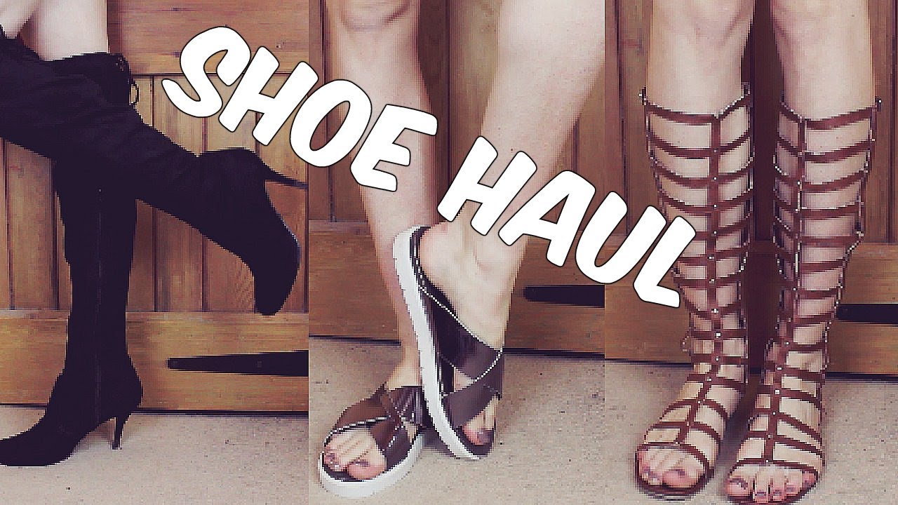 TRY ON SHOE HAUL! (ZARA, In The Style, Kurt Geiger and more)