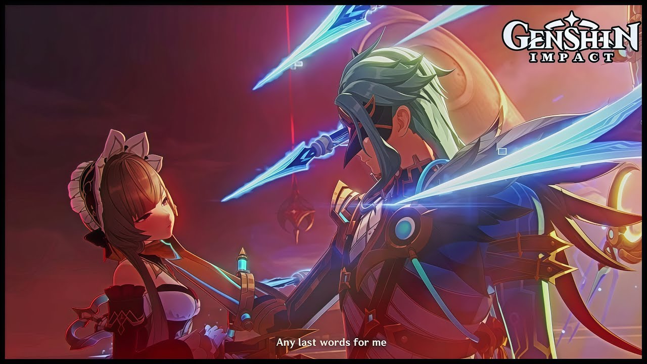 Dottore Stabs Sandrone Death Scene Cinematic Cutscene in Genshin Impact 6.3 Luna IV Nod Krai