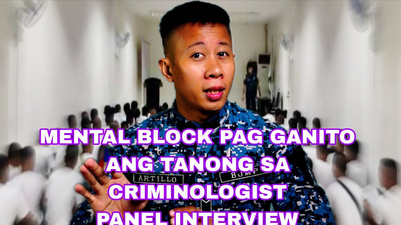 TIPS - CRIMINOLOGIST PROFESSION PANEL INTERVIEW QUESTION