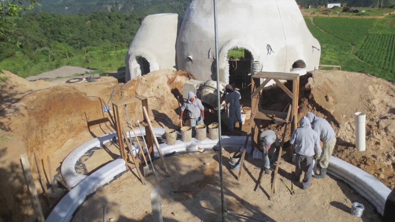 Earth-Bag Construction, Staff Housing - Project Somos