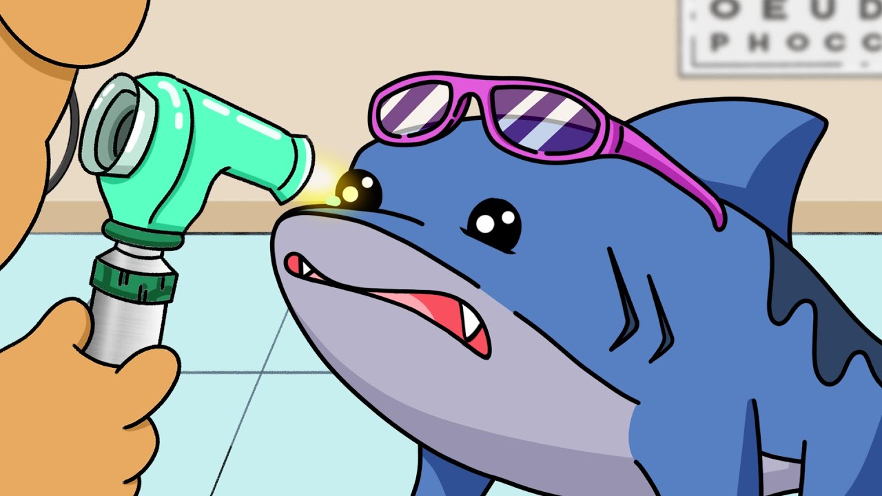 Dr. Higo's eye stye care for baby shark | ASMR animation