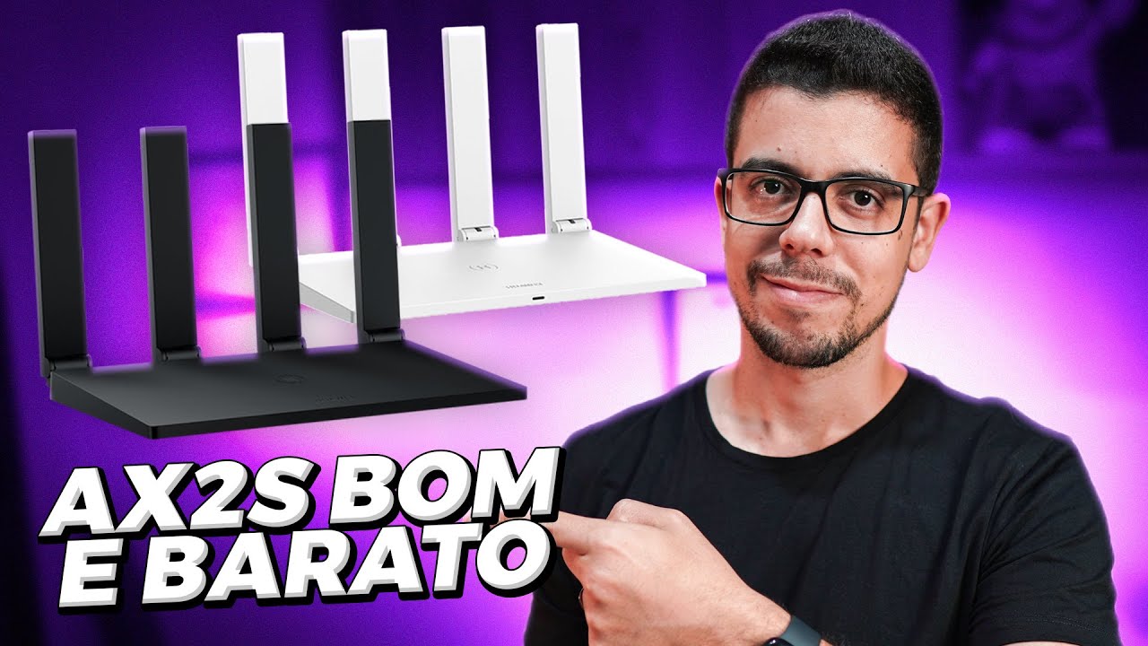 BARATO! O HUAWEI AX2S É UM ROTEADOR Wi-Fi 6 MESH MUITO VENDIDO!