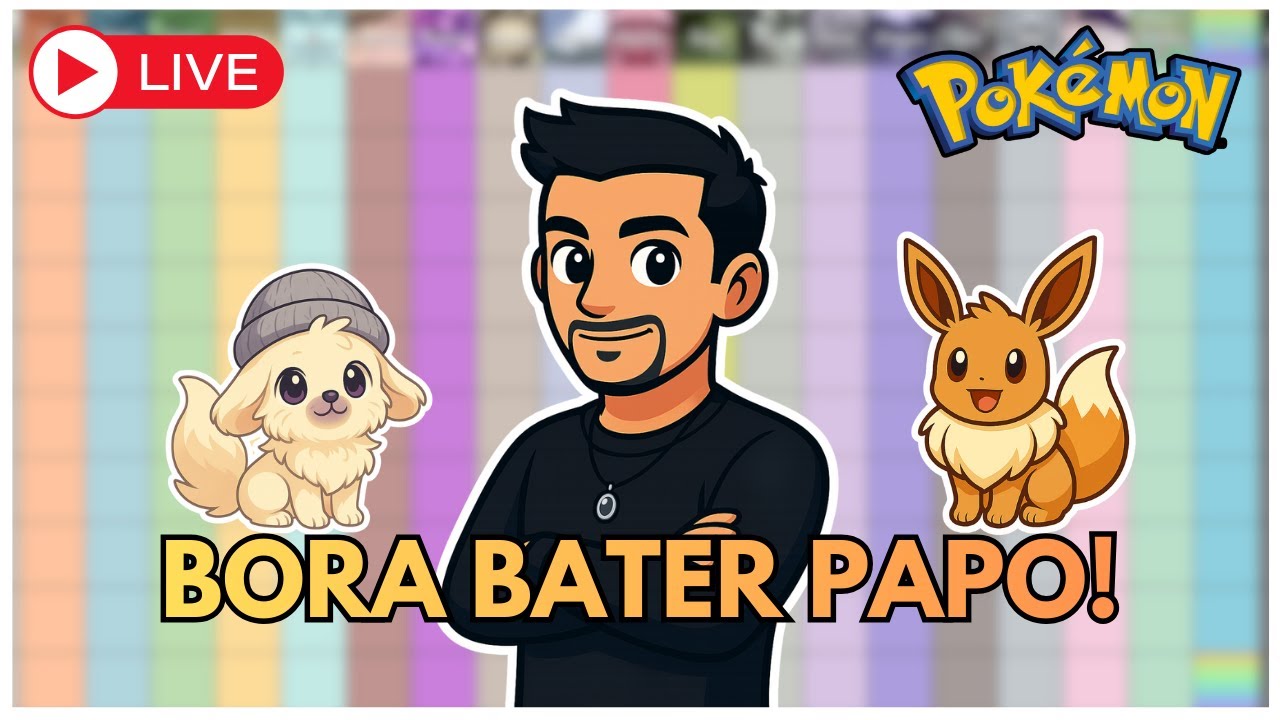 🔴Conversando sobre POKÉMON e fazendo lista com a galera!