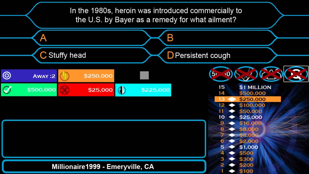 Who Wants to be a Millionaire - Syndicated Host's Screen