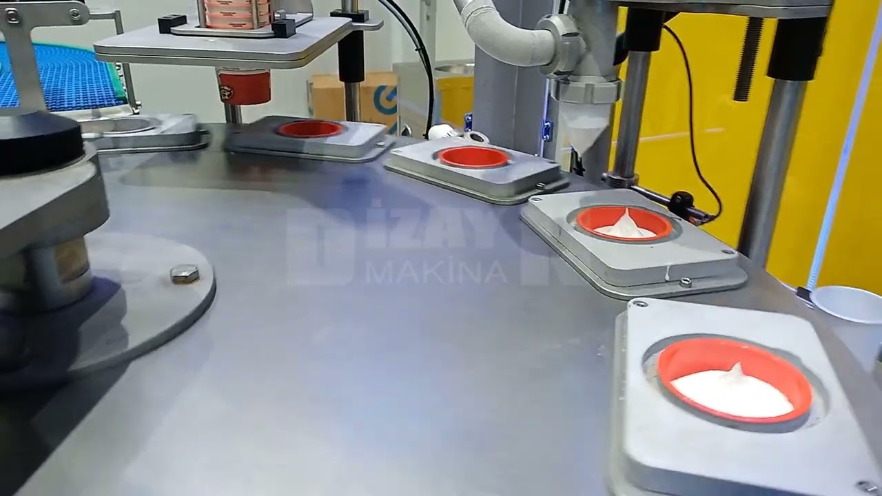 Dondurma Dolum Kapatma Makinası