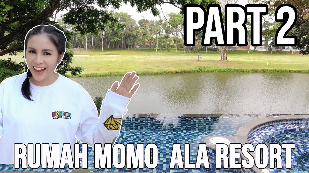 (PART2) HOUSE TOUR OUTDOOR AREA RASA RESORT VIEWNYA JUARA!! ADA LAPANGAN GOLF DAN DANAU BUATAN