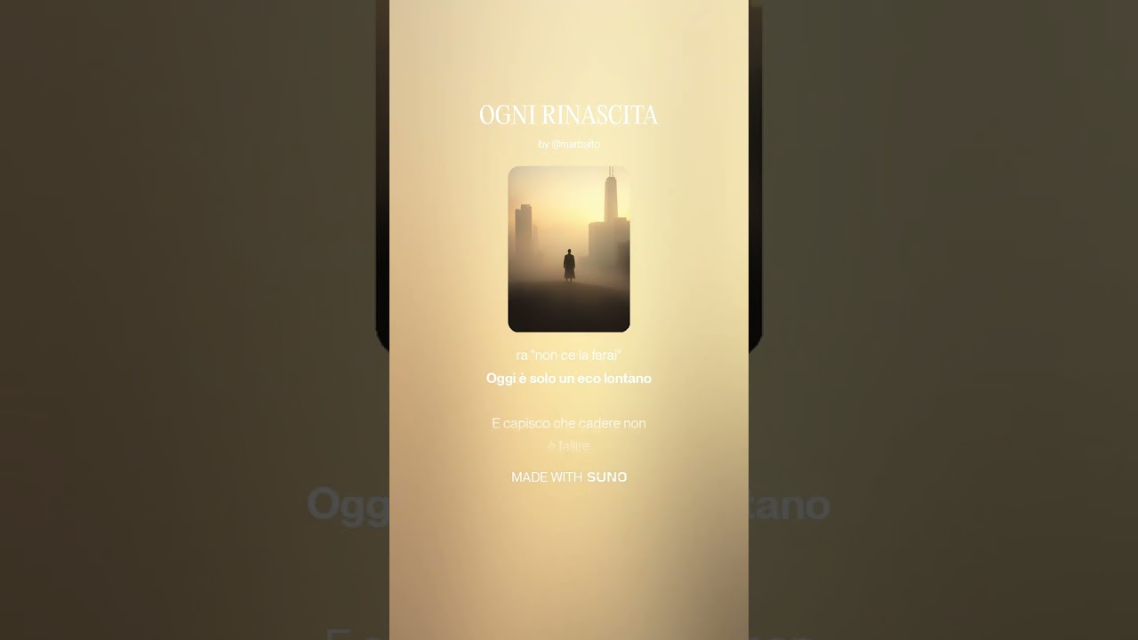OGNI RINASCITA