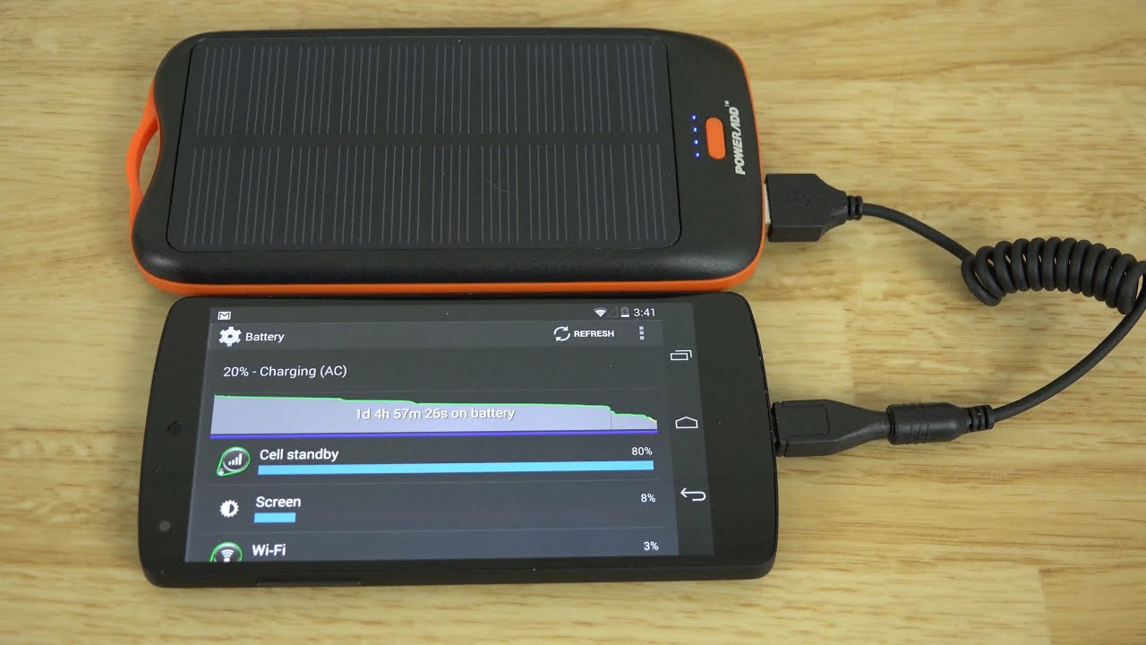 Poweradd Apollo2 Solar Panel Charger 10000mAh Battery Pack