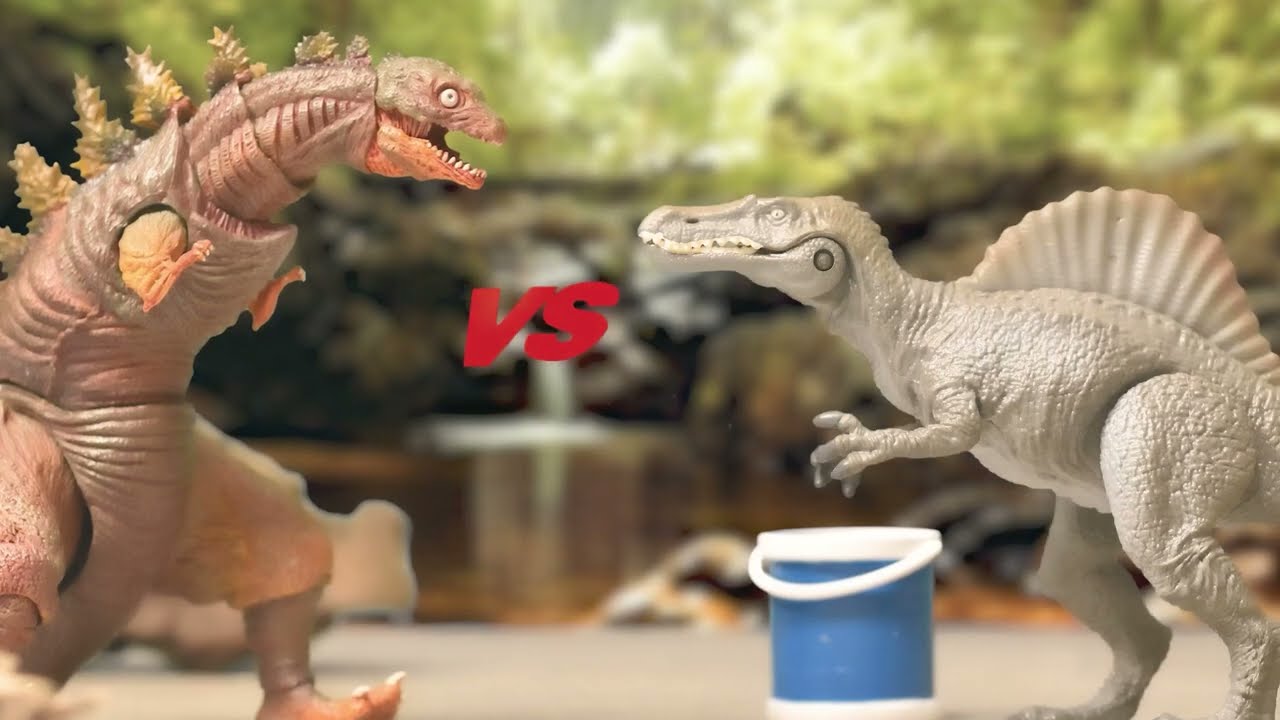 GODZILLA vs Jurassic World -stop motion anime-