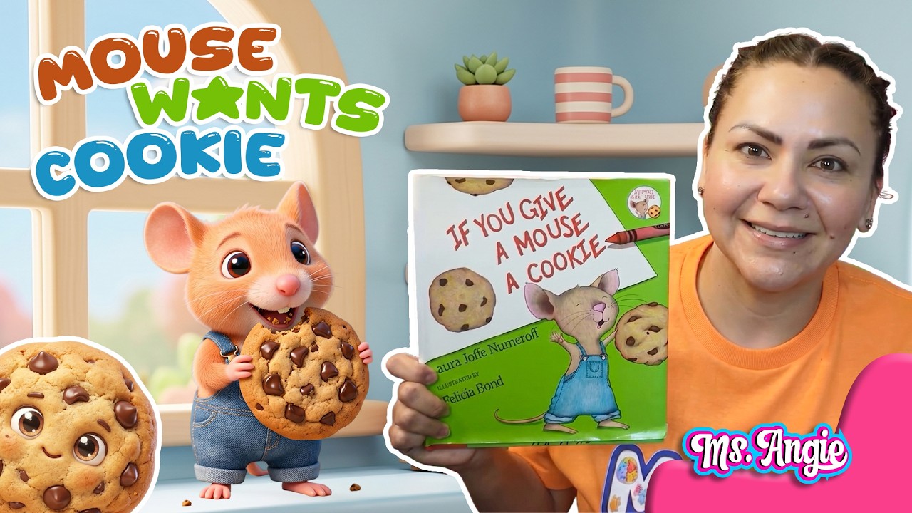 If You Give a Mouse a Cookie Read Aloud 🍪 Speech & Sequencing Activity