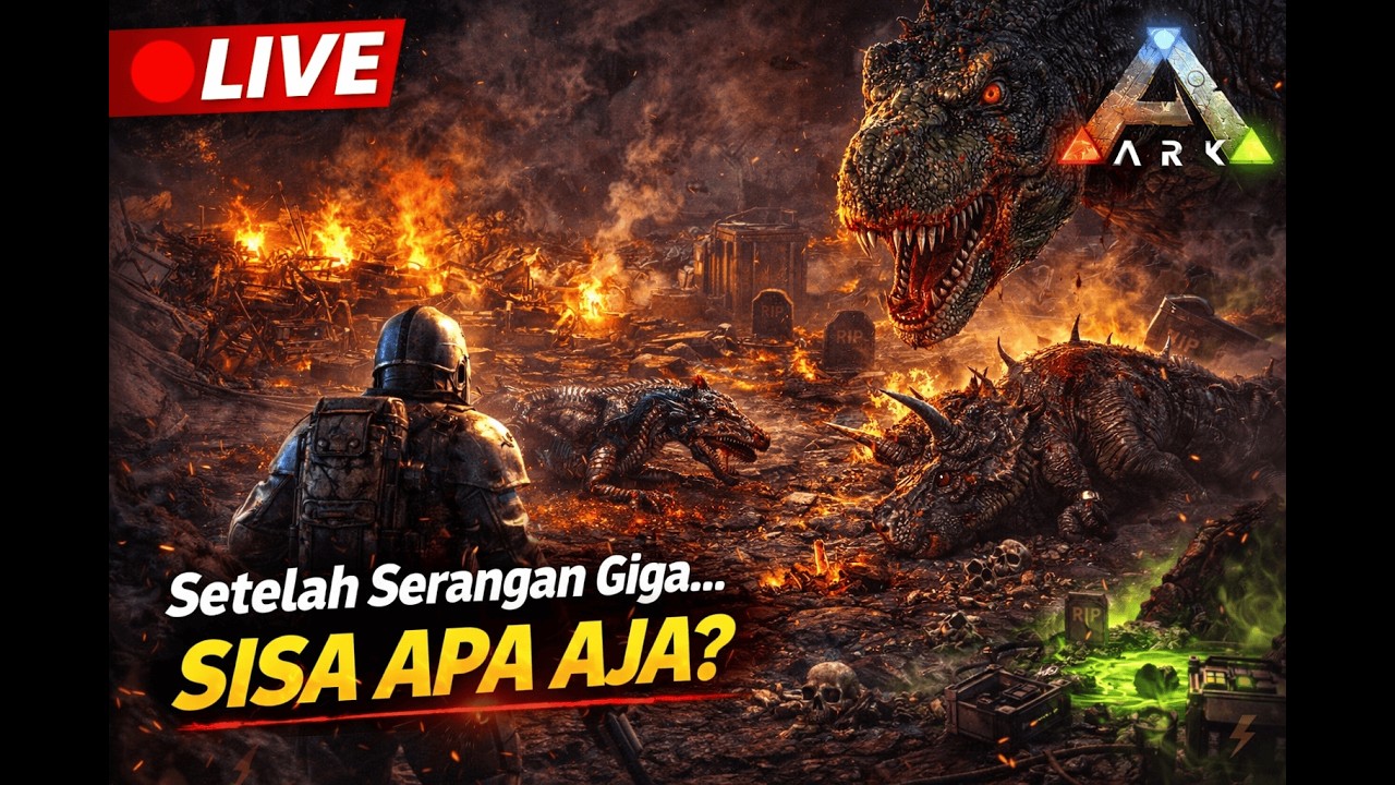 LIVE SOLO ARK: Pindah Base Cuy, Masih Ada Trauma😭