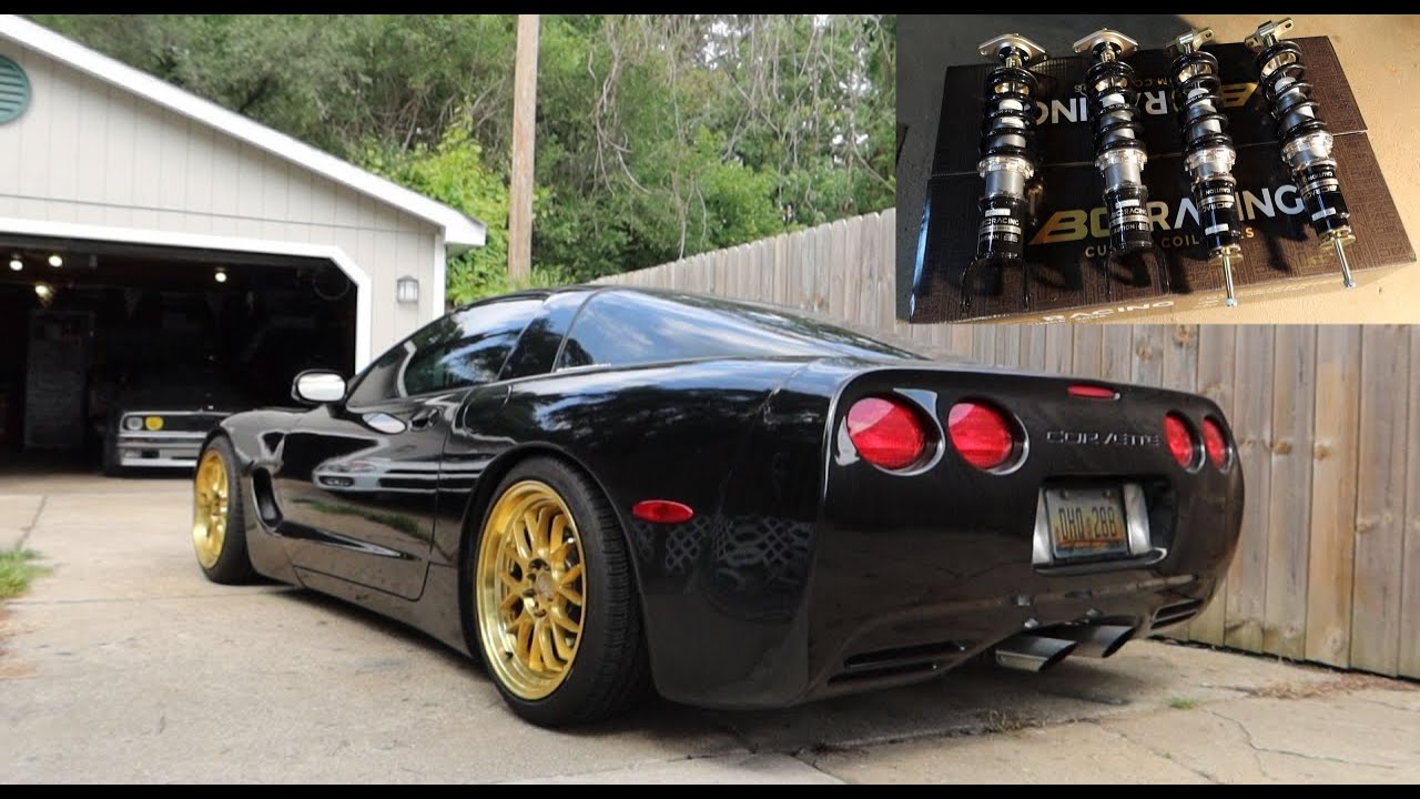 Установка койловеров Corvette BC Racing C5 (серия DS) и трюк с удалением резистора подвески F45