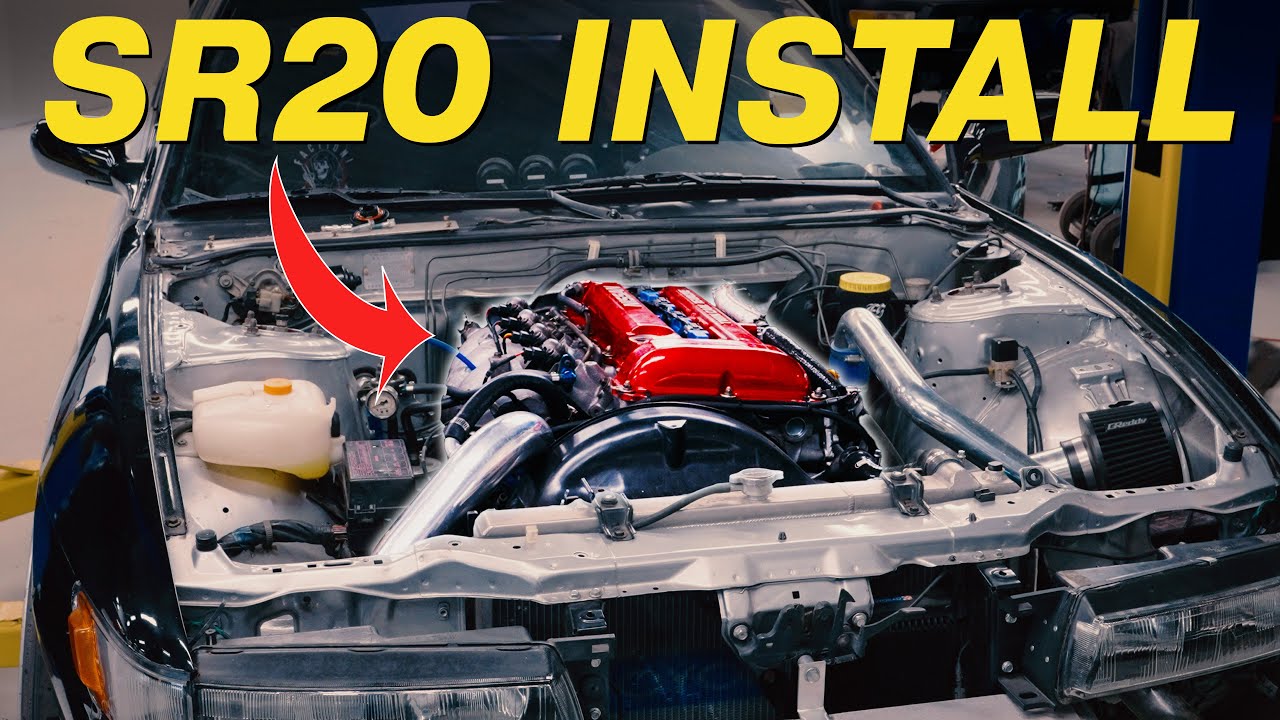 240SX gets an SR20 Engine Installed