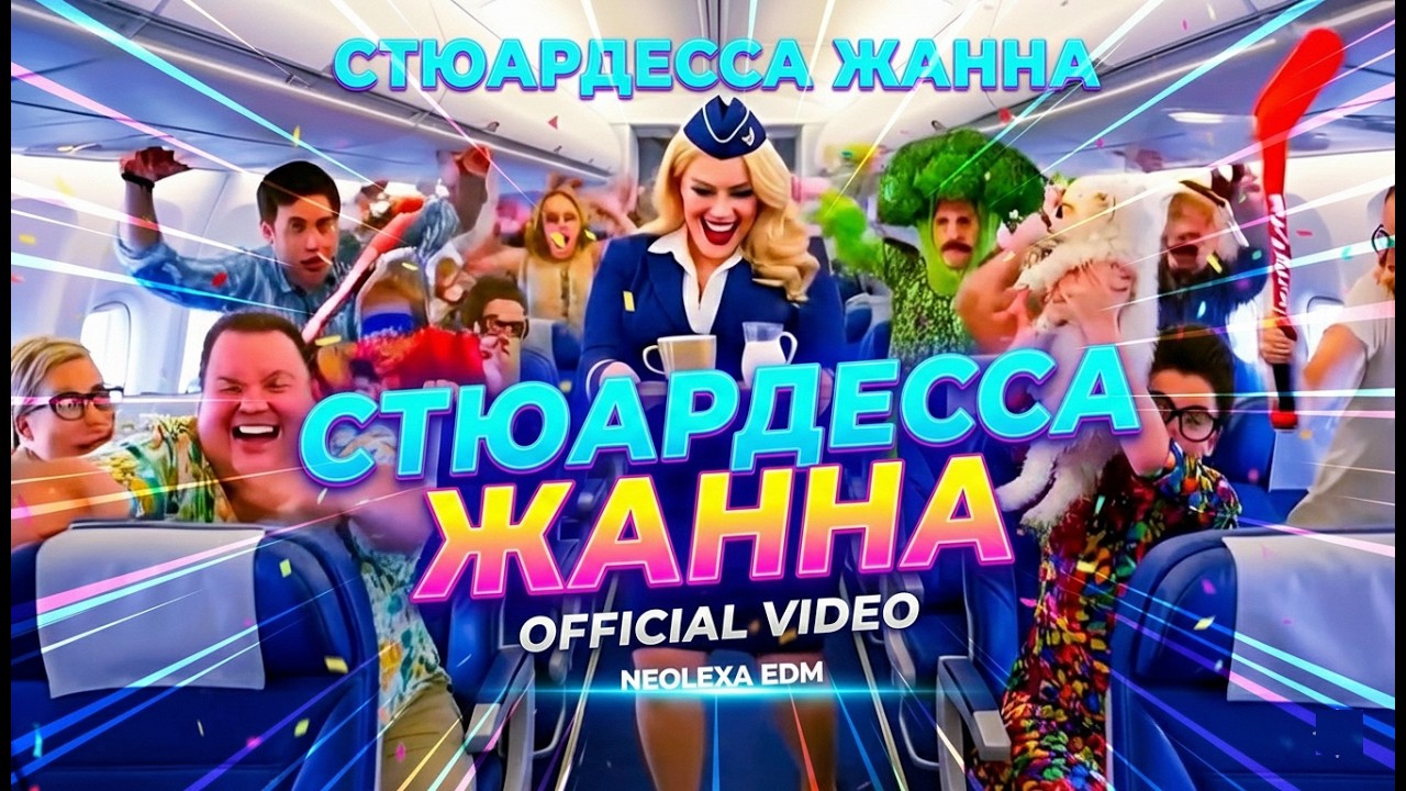 СТЮАРДЕССА ЖАННА — ТУРБУЛЕНТНОСТЬ НА МАКСИМУМЕ! (NEOLEXA EDM) 🔥