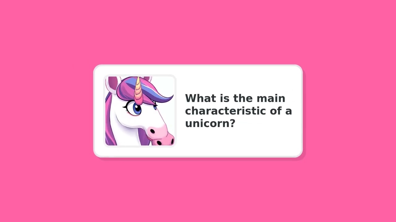 Super Fun MAGICAL UNICORNS AND THEIR WORLD Quiz for Kids! 🦁