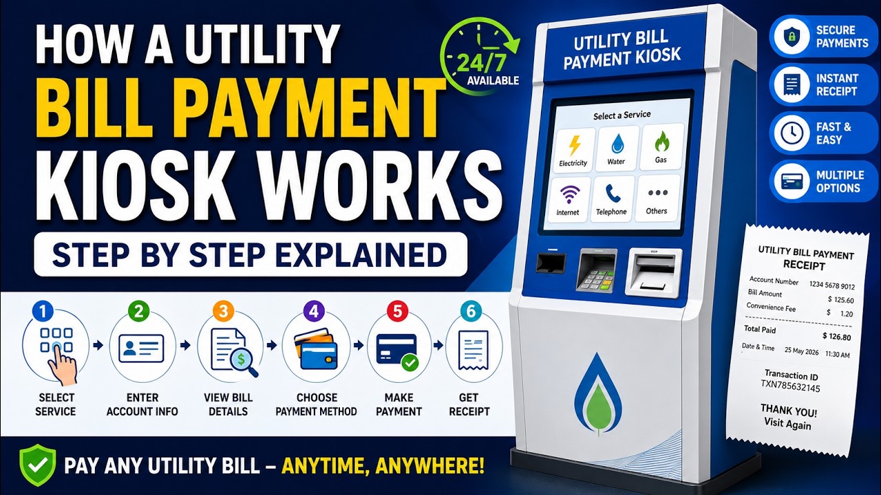How a Utility Bill Payment Kiosk works