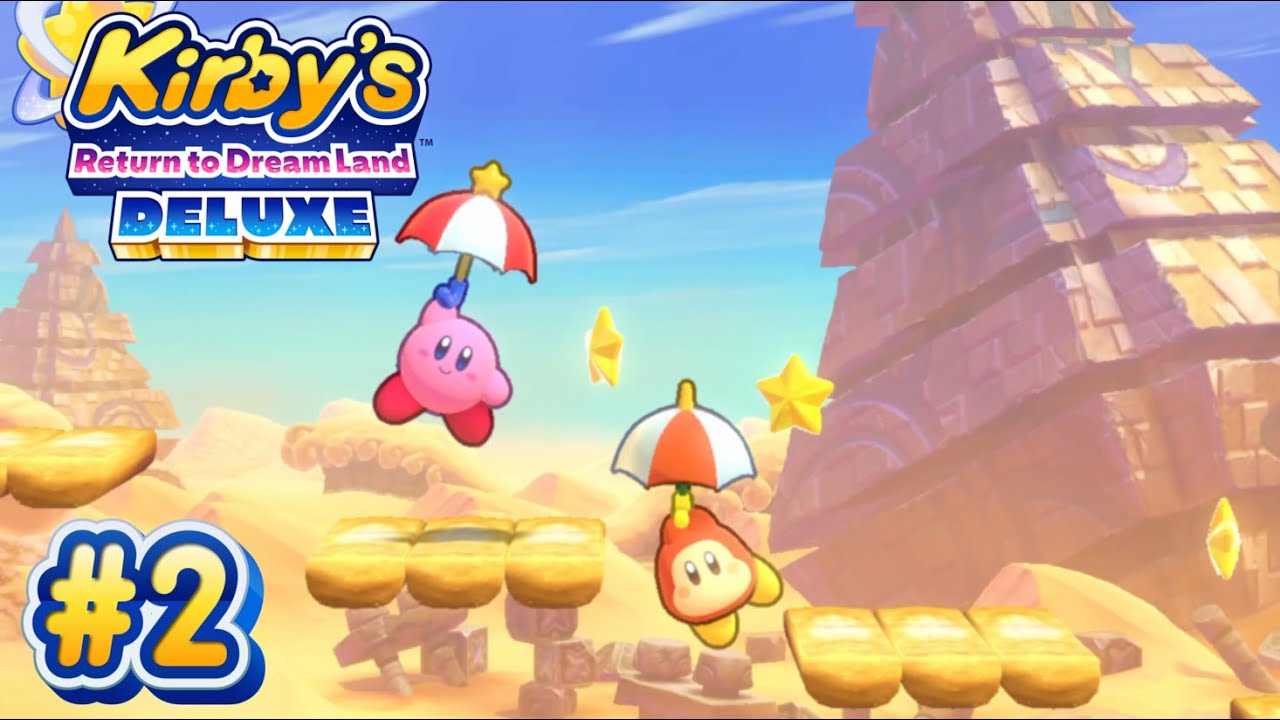 Kirby: Return To Dreamland Deluxe: World 2 - Raisin Ruins - #2 (Text Commentary)