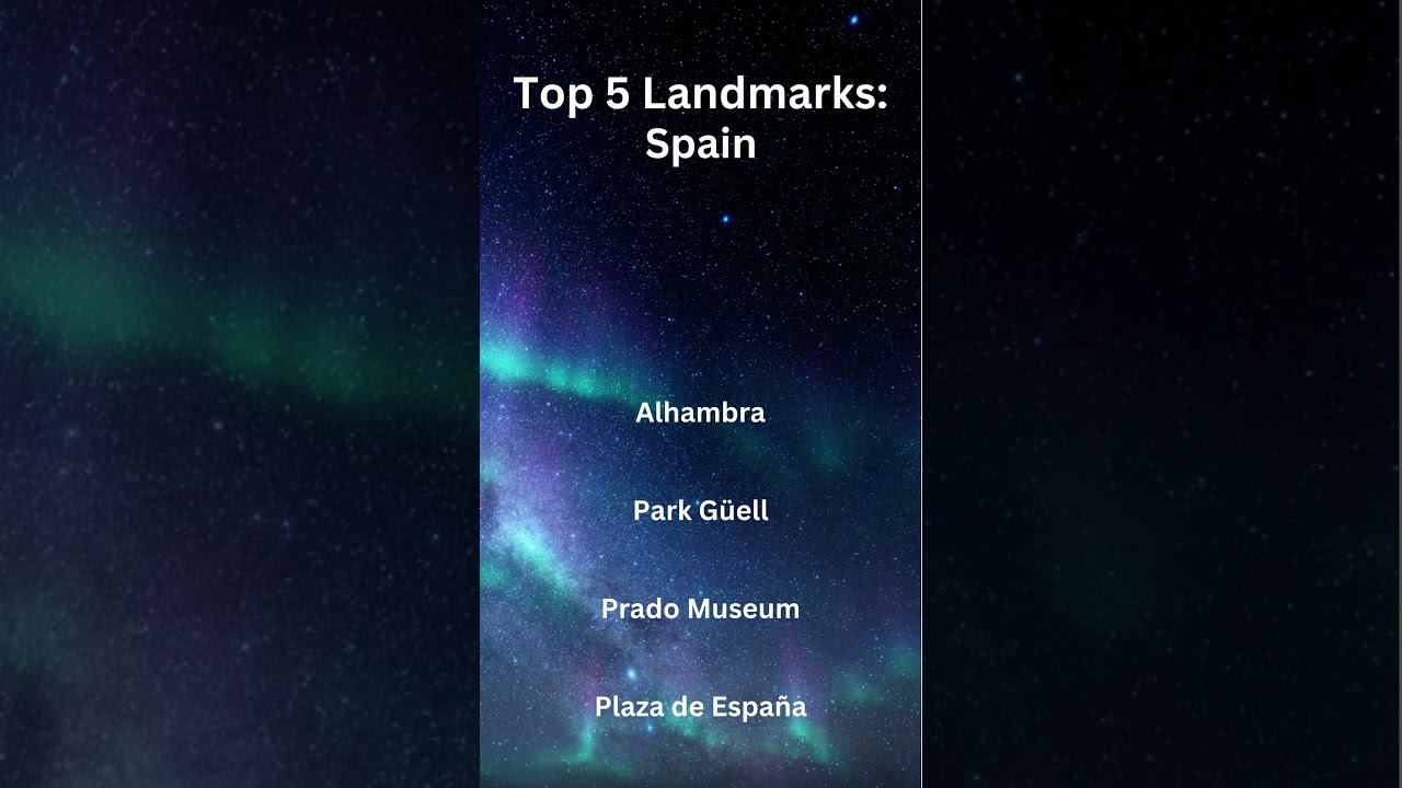 Top 5 Landmarks - Spain