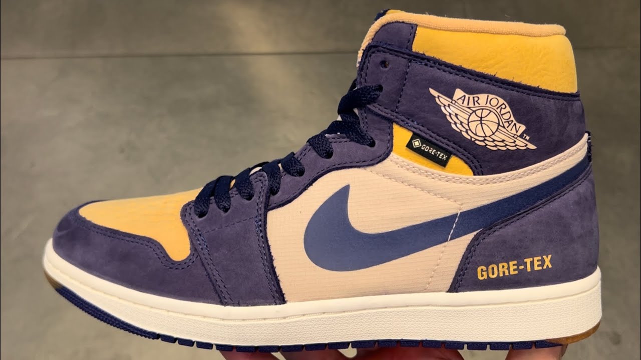 Air Jordan 1 High Element Gore-Tex Sky J Purple Honeycomb Shoes