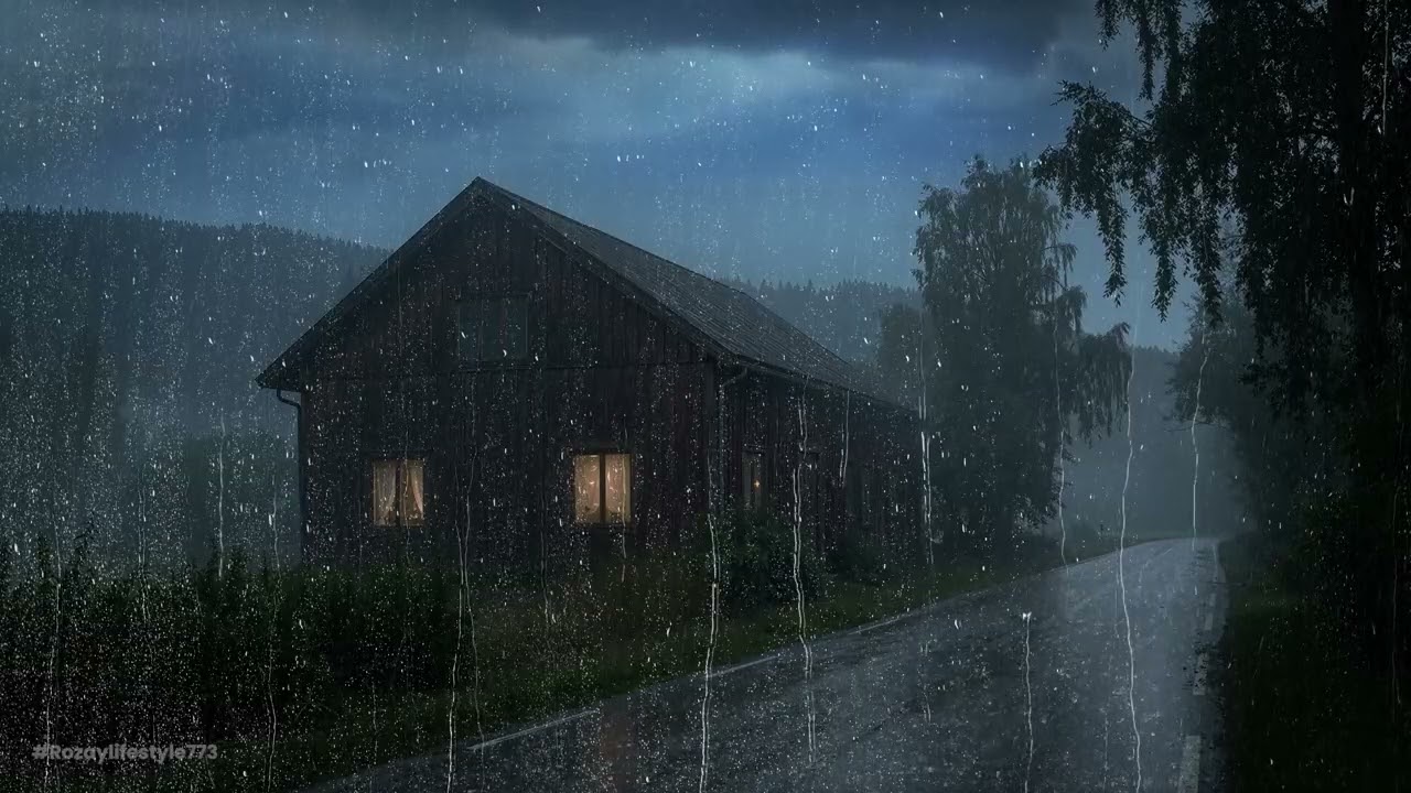 Cabin rain house | Cabin Ambience Rain