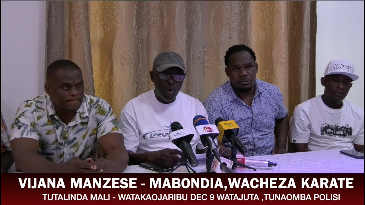 HATUTOKUBALI MALI ZETU KUIBIWA TENA..VIJANA MANZESE WAAPA KULA SAHANI MOJA..WANAOTAKA KUANDAMANA