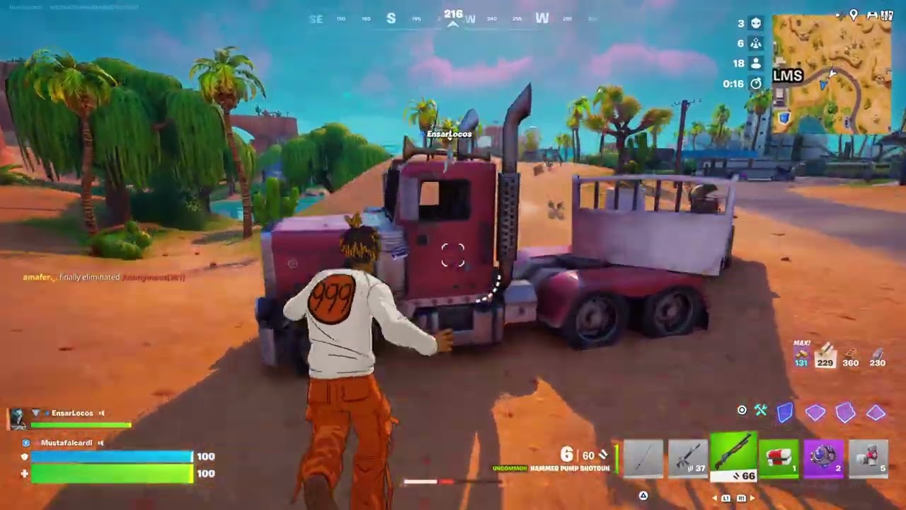 Playing fortnite whit my friend