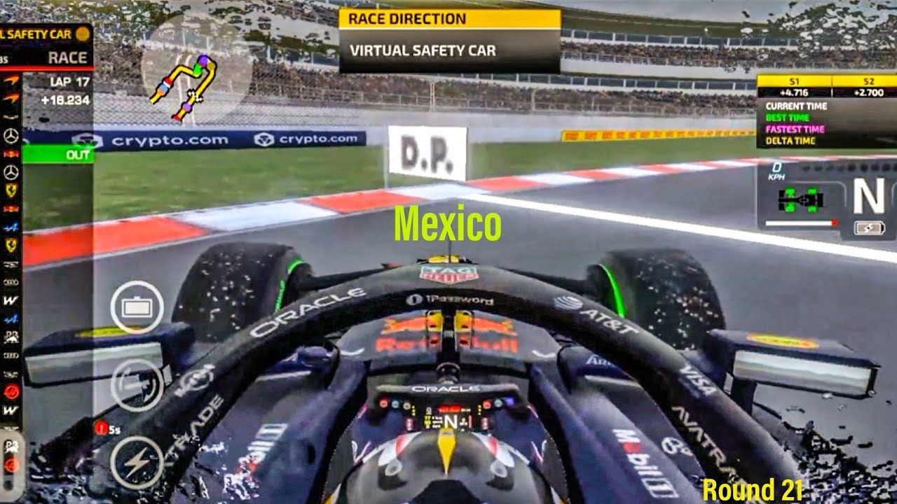 Monoposto 2026 Concept Round 21 Mexico 🇲🇽 Huge Mistake Sends Me Off ,Norris Closing Up #monoposto 