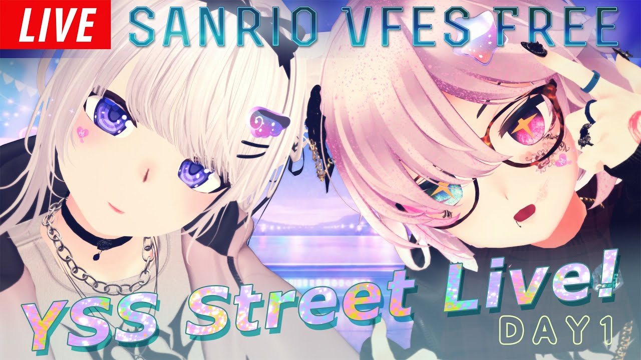 【 #歌枠 / VR音楽ライブ 】YSS サンリオVfesストリートライブ【 Vtuber 】[#YSS_VRC]