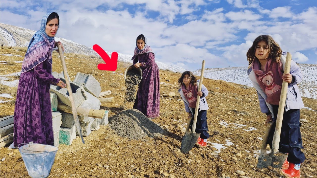 ✨ From fetching sand to surviving the cold: The story of a nomadic woman in the mountains 🏔️❄️