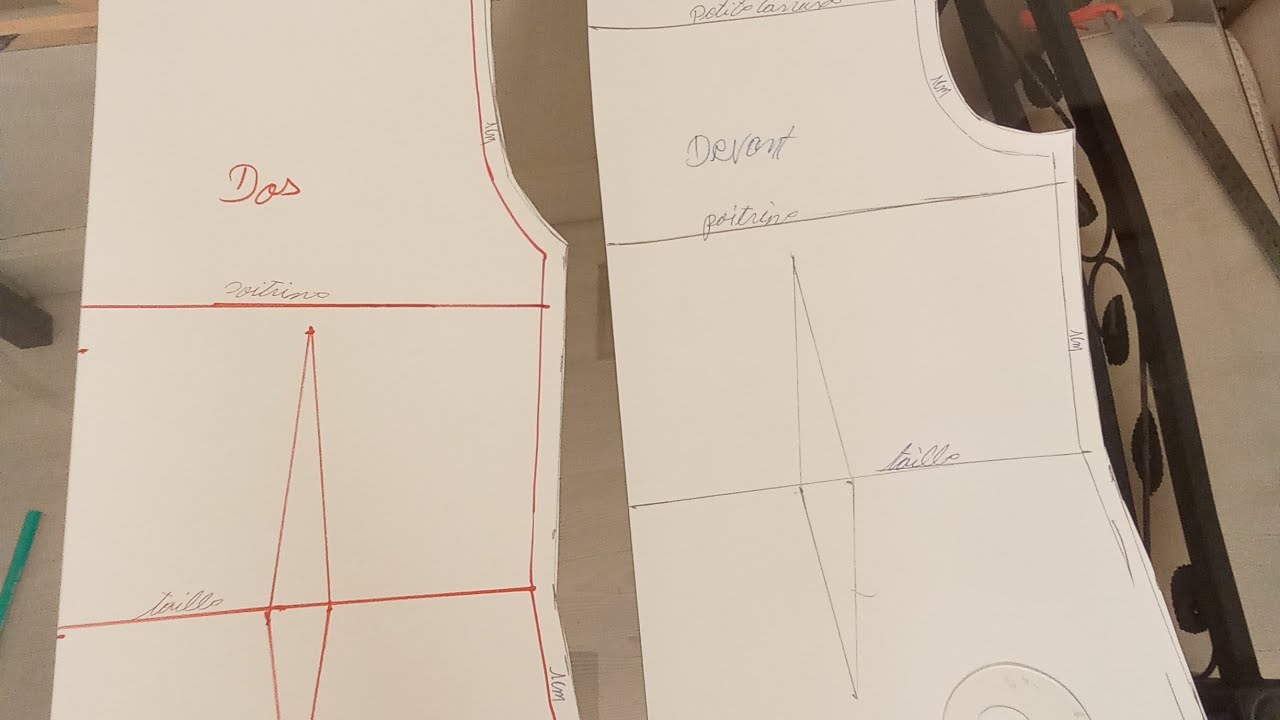 comment rajouter la valeur de couture sur le patron de base