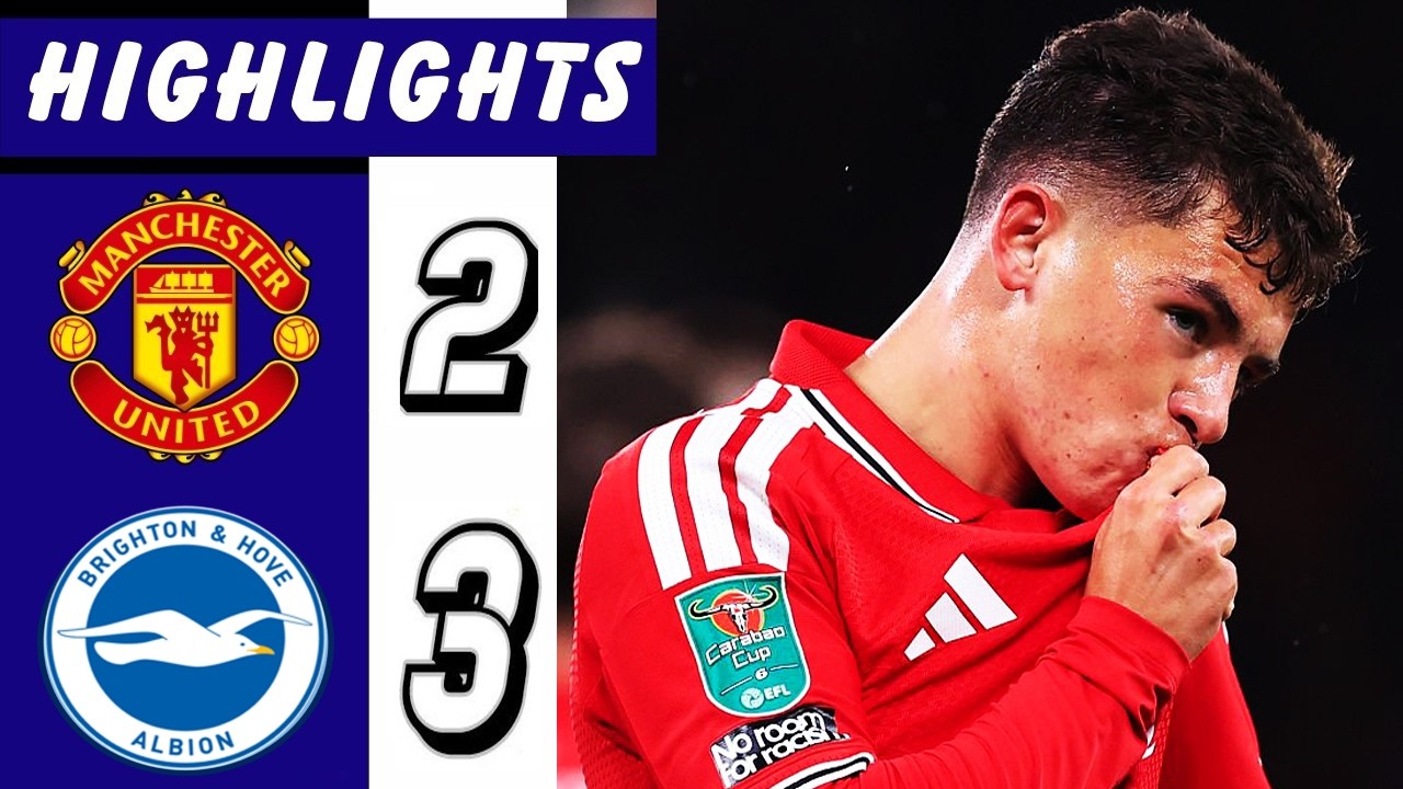 Man Utd vs Brighton 2-3 Highlights | Goals & Extended Highlights | SHEA LACEY & MASON MOUNT GOALS!